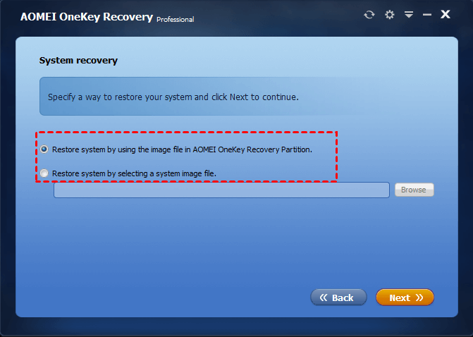 System recovery