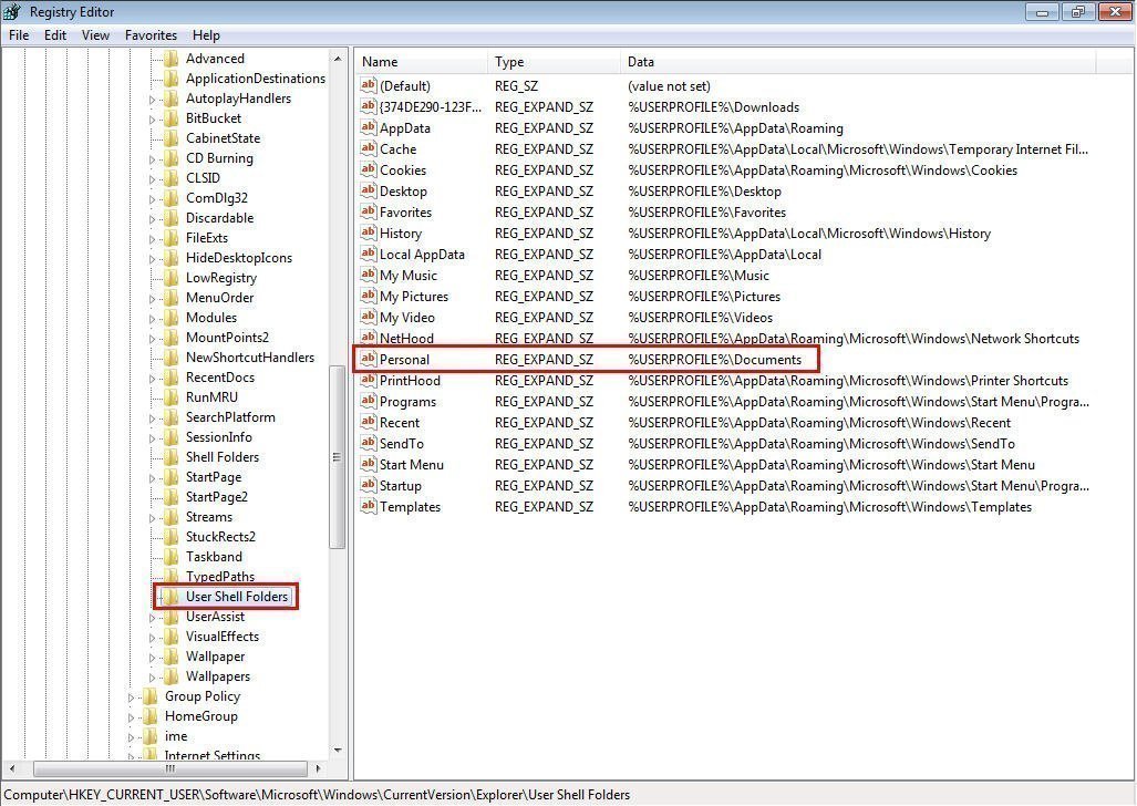 User shell. Regedit Windows 7. Где находится папка %USERPROFILE%. USERPROFILE где находится. Windows 7 Shell folders в реестре common documents.