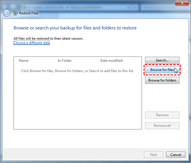 comment récupérer les problèmes de décalage supprimés dans Windows 7
