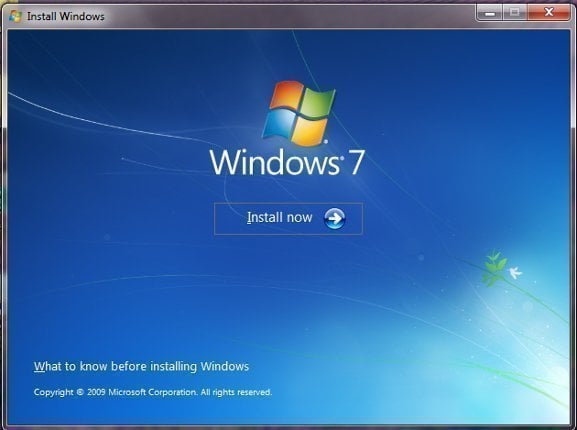 datorinstallera om Windows 7