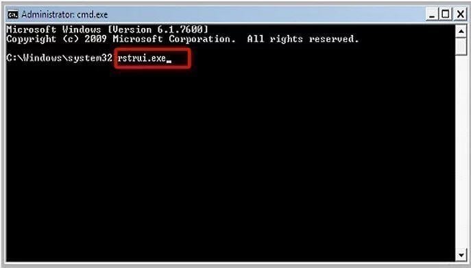 windows 7 system patch up ms dos