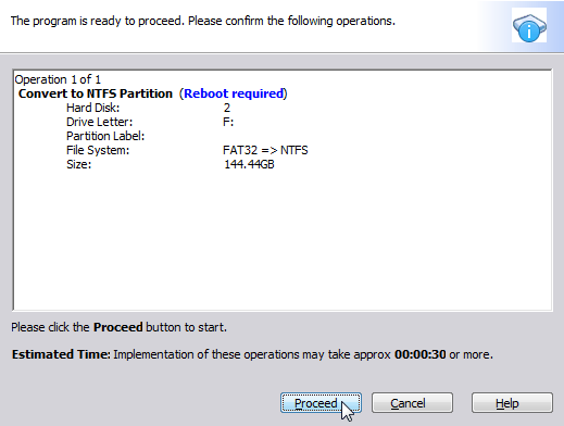 Proceed Solution to Windows 7 Maximum Partition Size