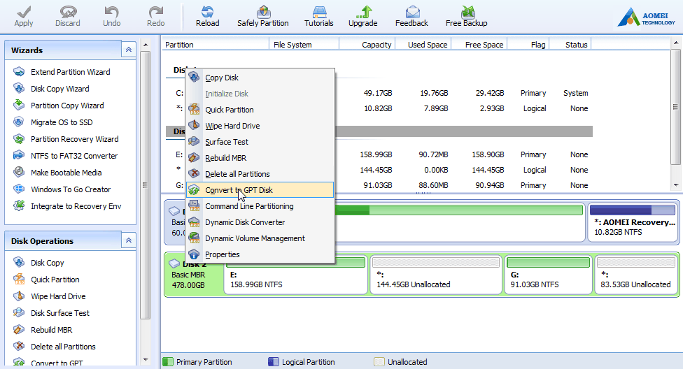 Solution to Windows 7 Maximum Disk Size