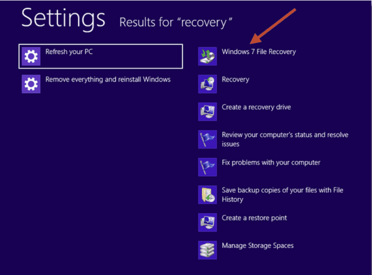 Windows recovered