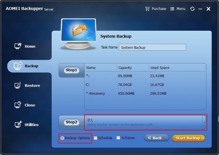 Backup System